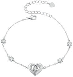 BeSpecial Bratara argint inima stralucitoare (BZT0103)