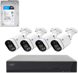 PNI Kit supraveghere video POE PNI House IPMAX POE 5, NVR cu 4 porturi POE, 4 camere cu IP 5MP, HDD 1TB inclus (PNI-POE5-1TB)