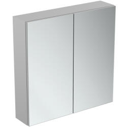 Ideal Standard Dulap suspendat cu 2 usi si oglinda Ideal Standard MirrorLight, 70 cm, gri mat (T3439AL)