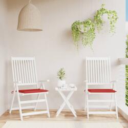 Perne scaune de grădină 2 buc. roșu 50x50x3 cm țesătură oxford (47600)