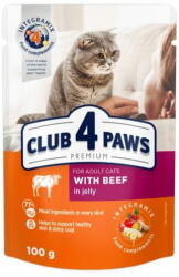 Club4Paws Premium marhahússal zselében 24x100g