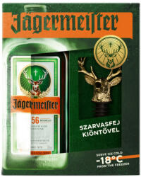 Jägermeister 0, 7l 35% DD + kiöntő - italmindenkinek