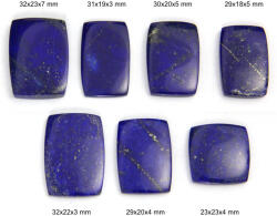  Cabochon Lapis Lazuli Natural - Dreptunghi - Patrat - 23-32x18-23x3-7 mm - 1 Buc