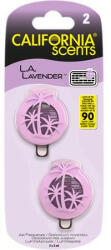 California Scents Autóillatosító, mini diffúzer, 2*3 ml, CALIFORNIA SCENTS "La Lavender (AICSM14) - bestoffice