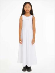 Calvin Klein Jeans gyerek ruha fehér, maxi, harang alakú - fehér 140