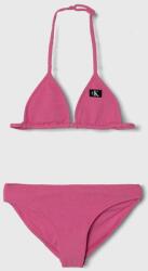 Calvin Klein kétrészes gyerek fürdőruha rózsaszín - rózsaszín 140-152