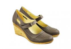 Rovi Design Pantofi dama cu platforma din piele naturala - Foarte comozi P9154G - ellegant