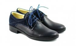 Rovi Design Pantofi dama casual din piele naturala bleumarin - ROV1BLM - ellegant