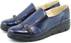 Rovi Design Pantofi dama casual din piele naturala, cu platforme - Made in Romania ROVI22BLM - ellegant