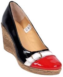 Rovi Design Oferta marimea 36, 37 - Pantofi dama piele naturala cu platforme de 7 cm - LPTEARAN3 - ellegant