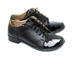 Rovi Design Pantofi dama piele naturala, casual cu lac - Made in Romania DAMABOXLACN - ellegant