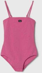 Calvin Klein egyrészes gyerek fürdőruha rózsaszín - rózsaszín 164-176 - answear - 19 990 Ft