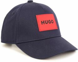 Hugo gyerek pamut baseball sapka sötétkék, nyomott mintás - sötétkék 58 - answear - 9 990 Ft