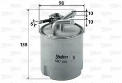 VALEO filtru combustibil VALEO 587564 - piesa-auto