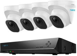 Reolink Camera de supraveghere Sistem supraveghere IP exterior Reolink RLK8-520D4, 4 camere, 5 MP, IR 30 m, 4 mm, microfon, HDD 2 TB (RLK8-520D4-5MP)
