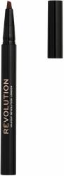 Makeup Revolution - Bushy Brow, Femei, Creion pentru sprancene, Dark Brown, 0.5 ml