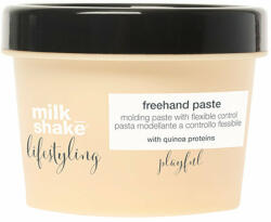 Milk Shake Crema modelatoare cu fixare medie Milk Shake Lifestyling, Freehand Paste, Playful, 100ml