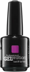 Jessica Cosmetics Lac de unghii semipermanent Jessica Geleration Colours Pretty In Purple, GEL-678, 15ml