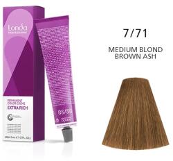 Londa Professional Vopsea permanenta Londa Professional 7/71, Blond Mediu Maro Cenusiu, 60ml