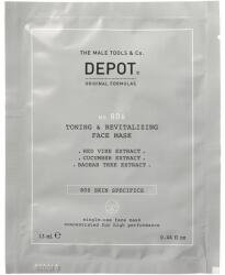Depot Depot, 800 Skin Specifics No. 806, Hyaluronic Acid, Toning & Revitalizing, Sheet Mask, For Face, Day, 12 pcs, 13 ml