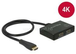 Delock Splitter HDMI 1x HDMI in 2x HDMI out 4K 30Hz (DL87700) (DL87700)