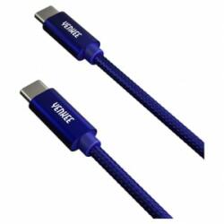 YENKEE YCU C102 BE USB-C - USB-C adat-, és töltőkábel 2m kék