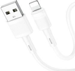 hoco. Cablu Date si Incarcare USB-A - Lightning HOCO X83 Victory, 18W, 1m, Alb - gsmnet