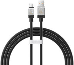 Baseus Cablu Date si Incarcare USB-A - USB-C Baseus CoolPlay, 100W, 2m, Negru CAKW000701 (CAKW000701) - gsmnet