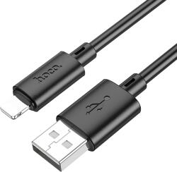 hoco. Cablu Date si Incarcare USB-A - Lightning HOCO X88, 18W, 1m, Negru - gsmnet