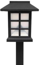 Somogyi Elektronic MX716 napelemes kerti lámpa, 12db-os display, műanyag, 1 db hidegfehér LED, kültéri, beltéri (MX716)