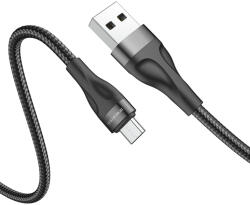 BOROFONE Cablu Date si Incarcare USB-A - microUSB Borofone BX61, 18W, 1m, Negru