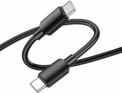 hoco. Cablu Date si Incarcare USB-C - USB-C HOCO X96, 60W, 1m, Negru - gsmnet