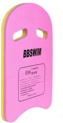 BBSWIM Úszótutaj BBSWIM Kickboard, mérete 45 x 29 x 2, 8 cm, rózsaszín szín (66967)