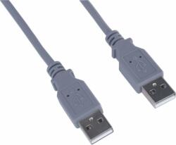 PremiumCord KU2AA5 USB-A apa 2.0 Adat és töltő kábel - Szürke (5m) (KU2AA5)