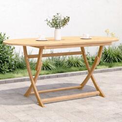vidaXL Сгъваема градинска маса 160x85x75 см масивна акация (365746)