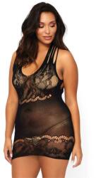 Leg Avenue Rochita Sexy Cu Dantela, Negru, Plus Size