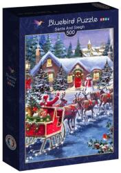Bluebird Puzzle 500 db-os puzzle - Santa And Sleigh (90519) (90519)