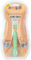 X-Epil Silky Smooth 4 cserélhető fejes női borotva 4 pengés (1 db)