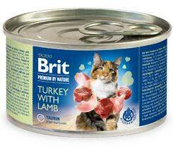 Brit Premium Cat by Nature konzum pulyka és bárányhús 200g