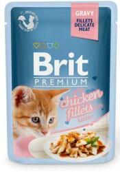 Brit Premium Cat D filé szaftban cicáknak 85g