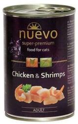 nuevo Adult Chicken & Shrimps bal. 6 x 400 g-os konzervdoboz