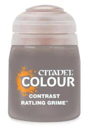 Citadel Contrast Paint (Ratling Grime) - kontrasztos szín - szürke