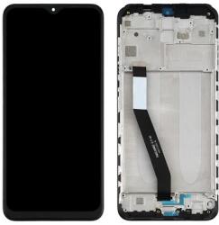  Xiaomi Redmi 9 (2020), M2004J19C, M2004J19AG, Redmi 9 Prime, Poco M2 előlap keret, lcd kijelző és érintőpanel, fekete (OEM)