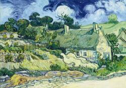 Bluebird Puzzle 60303 - Vincent Van Gogh - Thatched Cottages at Cordeville, 1890 - 1000 db-os Art by puzzle (60303)