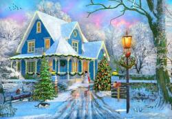 Bluebird Puzzle 90517 - Christmas at Home - 500 db-os puzzle (90517)