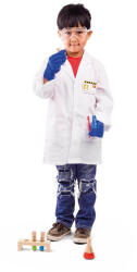Bigjigs Toys Set costum si accesorii de laborator pentru copii (34064) - roua