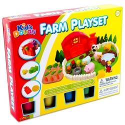 Kid's Toys gyurmaszett farmos 4x60g gyurmával 11642 (KIDS-11642)