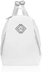 Zellia fehér lakk női hátitáska, hátizsák 32 x 29 cm (Z-57507064)