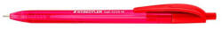 STAEDTLER Golyóstoll, 0, 5 mm, nyomógombos, STAEDTLER "Ball 423 M", piros (TS423M2) (TS423M2)