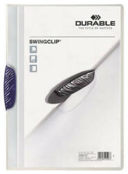 DURABLE Gyorsfűző, klipes, A4, DURABLE "Swingclip® 30", sötétkék (DB226007) (DB226007)